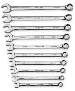 Juego de llaves combinadas Flank Drive® métricas de 12 puntas y 10 piezas (10–19 mm)