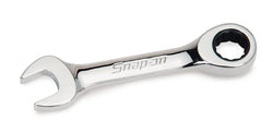 Llave combinada de trinquete corta con desplazamiento de 0°, métrica Flank Drive® de 11 mm y 12 puntas