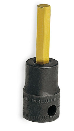 Destornillador de vaso con punta hexagonal de potencia de 10 mm, métrico, con accionamiento de 3/8"