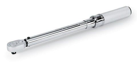 Llave dinamométrica de trinquete fija de tipo clic ajustable SAE con accionamiento de 3/8" (20–100 ft-lb)