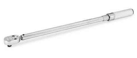 Llave dinamométrica de trinquete fija de tipo clic ajustable SAE con accionamiento de 1/2" (50–250 ft-lb)