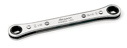 Llave de caja con trinquete acodada de 0°, SAE, 6 puntas, 3/8–7/16"