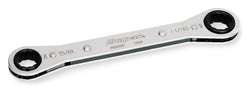 Llave de caja con trinquete acodada de 0°, SAE, 12 puntas, 5/8–11/16"