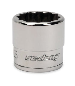 Dado de perfil bajo Flank Drive® de 1/2" SAE de 12 puntas con cuadro de 3/8"