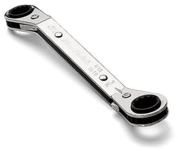 Llave de caja con trinquete acodada de 25° SAE de 12 puntas y 3/8–7/16" (Blue-Point®)