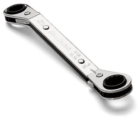Llave de caja con trinquete acodada de 25° SAE de 12 puntas y 1/4–5/16" (Blue-Point®)