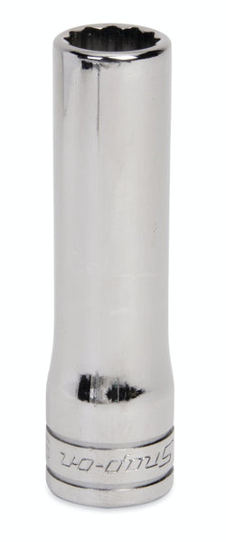 Dado profundo Flank Drive® de 3/8" SAE de 12 puntas con impulsión de 1/2"
