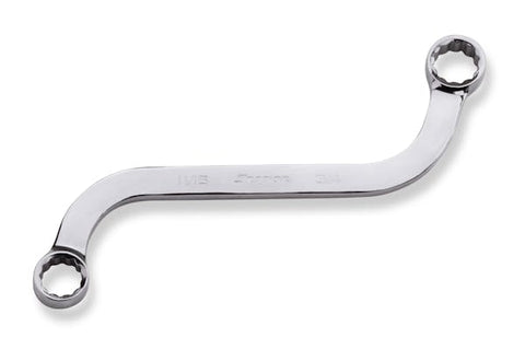 Llave de caja en forma de S SAE Flank Drive® de 11/16–3/4" y 12 puntas