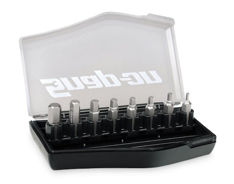 Juego de puntas de destornillador hexagonal de 8 piezas (estuche negro)