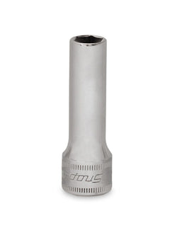 Dado profundo Flank Drive® de 9 mm, métrico, de 12 puntas y con cuadro de 3/8"