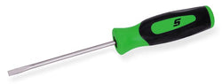 Destornillador de minipunta de agarre suave Instinct® de punta plana (verde)