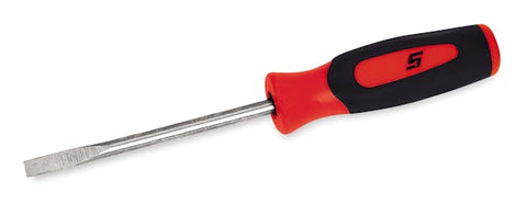 Destornillador de minipunta de agarre suave Instinct® de punta plana (rojo)
