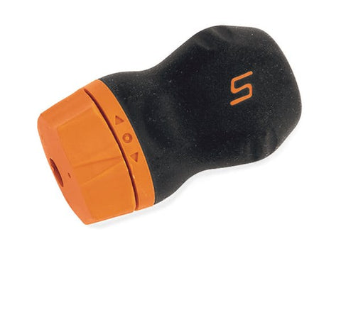 Mango de destornillador de trinquete rechoncho de agarre suave (naranja)
