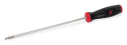 Destornillador largo resistente a manipulaciones TORX® T10 Instinct® de agarre suave (rojo)