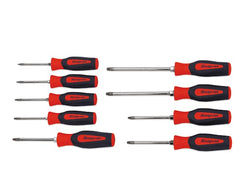 Juego de destornilladores de agarre suave TORX® Instinct® de 9 piezas (rojo)