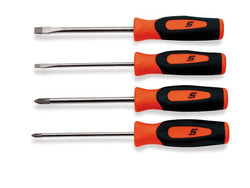 Juego de destornilladores combinados con punta pequeña Instinct® Soft Grip de 4 piezas (naranja)