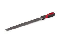 Lima semicircular de corte bastardo con mango ergonómico de 12"