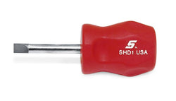 Destornillador estándar de punta plana Instinct® Hard Grip (rojo)