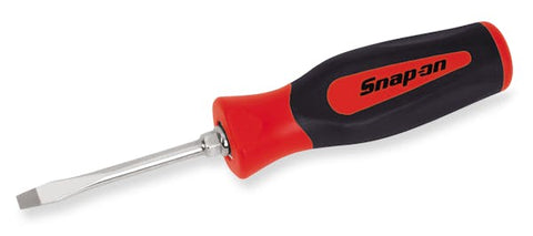 Destornillador estándar de punta plana Instinct® Hard Grip (rojo)