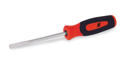 Destornillador de minipunta de agarre duro Instinct® de punta plana (rojo)