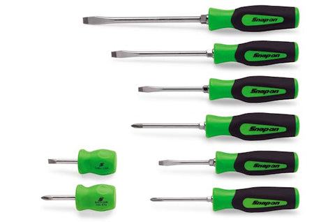 Juego de destornilladores combinados de agarre duro Instinct® de 8 piezas (verde)