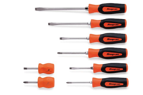Juego de destornilladores combinados de agarre duro Instinct® de 8 piezas (naranja)