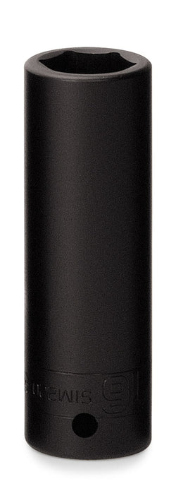 Dado de impacto profundo Flank Drive® de 11/16" SAE de 6 puntas con impulsión de 1/2"