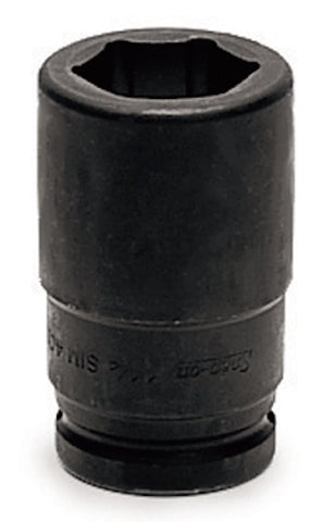 Dado de impacto profundo Flank Drive® de 1-1/4" SAE de 6 puntos con impulsión de 3/4"