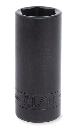 Dado de impacto profundo Flank Drive® de 5/16" SAE de 6 puntas con cuadro de 3/8"