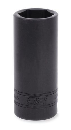 Dado de impacto profundo Flank Drive® de 14 mm, métrico, de 6 puntas y con cuadro de 3/8"