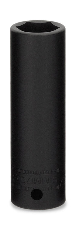 Dado de impacto profundo Flank Drive® de 17 mm, métrico, de 6 puntas, con impulsión de 1/2"