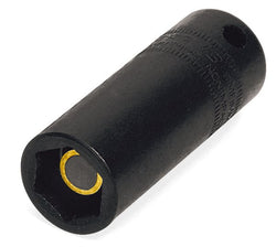 Dado magnético profundo de 10 mm, métrico, de 6 puntos y con accionamiento de 3/8"