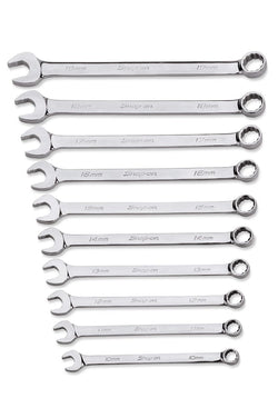 Juego de llaves combinadas Flank Drive® Plus métricas de 12 puntas, 10 piezas (10–19 mm)