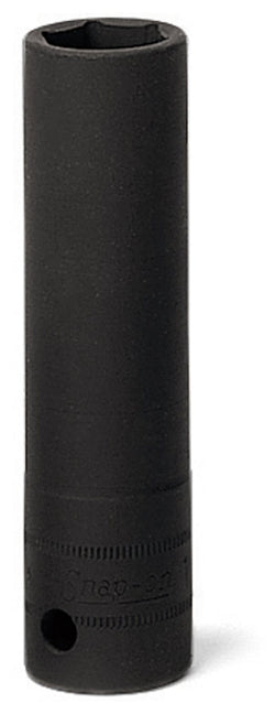 Dado de potencia de 19 mm de profundidad, métrico, de 6 puntas, con accionamiento de 1/2"