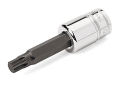 Llave de vaso con punta cuadrada triple, métrica, de 12 mm de largo, con accionamiento de 1/2"