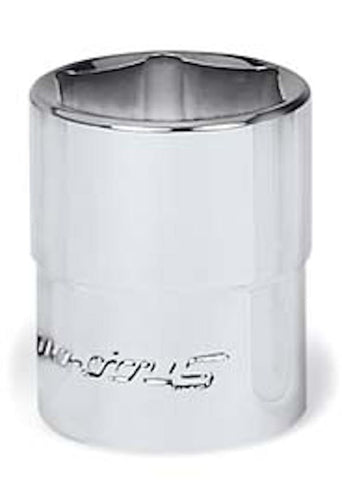 Dado plano SAE Flank Drive® de 7/16" y 6 puntas con cuadro de 1/4"