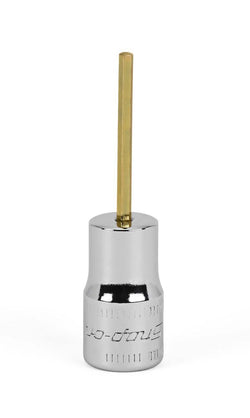 Destornillador de vaso con punta hexagonal estándar de 2 mm, métrico, con accionamiento de 1/4"