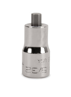 Destornillador de vaso hexagonal rechoncho SAE de 5/32" con accionamiento de 1/4"