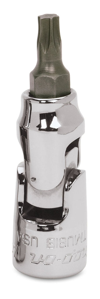 Universal TORX® T20 blunt-nose socket with 1/4