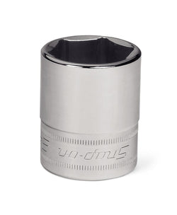 Dado plano Flank Drive® de 24 mm, métrico, de 6 puntas y con cuadro de 1/2"