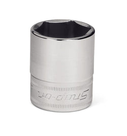 Dado plano Flank Drive® de 25 mm, métrico, de 6 puntas y con cuadro de 1/2"