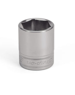 Dado plano Flank Drive® de 28 mm, métrico, de 6 puntas y con cuadro de 1/2"