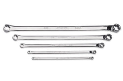 Juego de llaves de caja acodadas de 10° largas TORX® de 5 piezas (E5-E20)