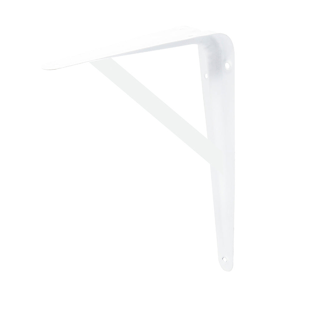 White bracket with support 8 x 12