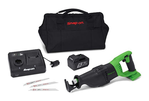 Kit de sierra alternativa inalámbrica MonsterLithium de 18 V (una batería/cargador) (verde)