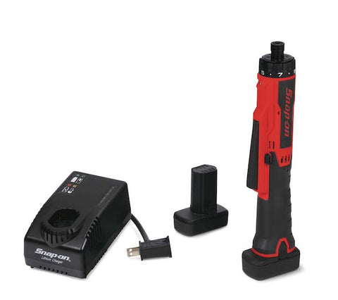 Kit de destornillador en línea inalámbrico de microlitio de 14,4 V (rojo)