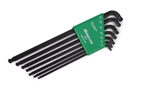 7-Piece TORX® Double Ball L-Shaped Key Set (Black)