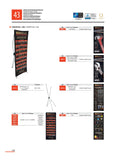 LONA "8 GAMAS" PARA X-BANNER 160 x 60 CM/PVC (castellano)