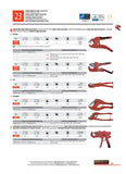 *** PLASTIC PIPE SCISSORS 63 MM