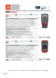 MULTIMETRO 400µA-10A AC / 400µA-10A DC / 400mV-500V DC / 4V-500V AC EGATRONIK